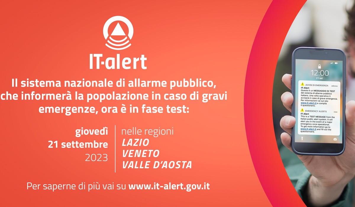 Oggi In Valle I Test Del Sistema Di Allarme Pubblico IT Alert - La ...