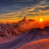 Monte Rosa al tramonto-Photo Credits: Mount Live