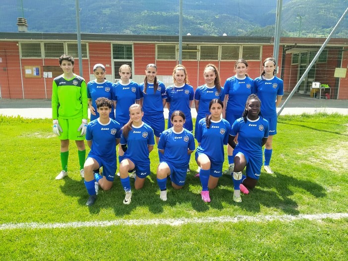 Calcio: Under 15 f, l'Aosta 511 di mister Filippone fa a pezzi anche il Cit Turin