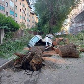 Questa notte alle 2 demolite due auto in via Pollio Salimbeni ad Aosta