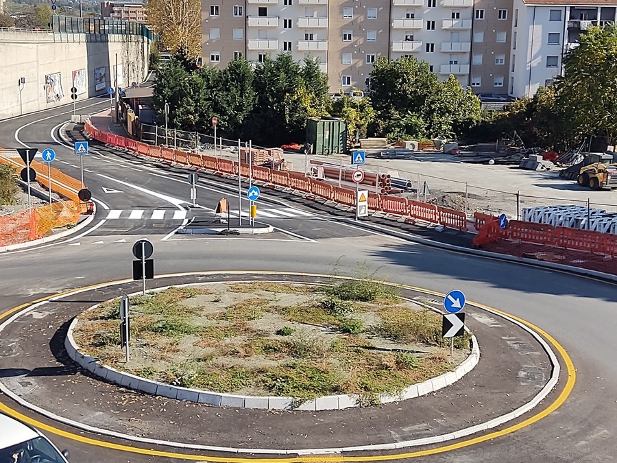 Aosta, finiti i lavori riaperta al traffico via Valli Valdostane