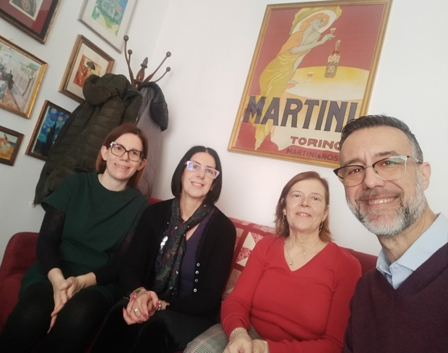 Da dx il presidente Manuele Amateis, la segretaria Patrizia Marcoz, la consigliera Stefania Magro e la vicepresidente Francesca Rizzo