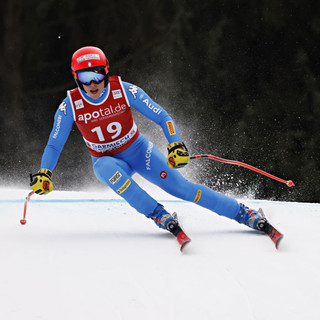 Federica Brignone 'gigante' in Super G (credit Agence Zoom - Getty Images)