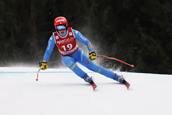 Federica Brignone 'gigante' in Super G (credit Agence Zoom - Getty Images)