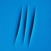 'Concetto spaziale, Attese'; 1964 - Lucio Fontana