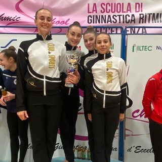 Da sn Beatrice e Cecilia Cuaz, Giulia Cretier e Aimee Bo