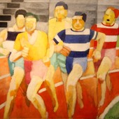 Robert Delaunay (1885-1941)- Corridori, 1924