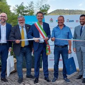 Da sn Roberto Molinaro, Luca Robaldo, Angelo Vaccarezza, Roberto Bodrito, Paolo Bongioanni, Marco Carrel e Marco Zunino