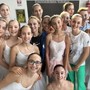 Gli allievi dell'Institut con le maestre Elena Aloisio e Silvia Melis