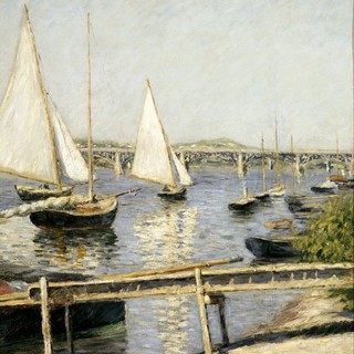 'Barche a vela ad Argenteuil', 1888 - Gustave Caillebotte (1848 -1894)