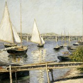 'Barche a vela ad Argenteuil', 1888 - Gustave Caillebotte (1848 -1894)