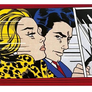 In the car-1963 Roy Lichtenstein (1923-1997)