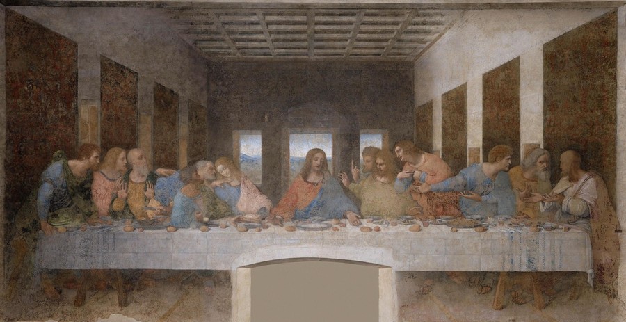 'L’ultima cena', 1494-1498 - Leonardo da Vinci