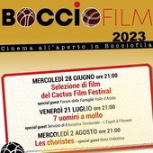 Torna “Bocciofilm”, tre serate di cinema all’aperto alla Bocciofila di Quartiere Cogne