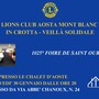 Foire de Saint-Ours; la Veillà solidale del Lions Club Aosta-Mont Blanc