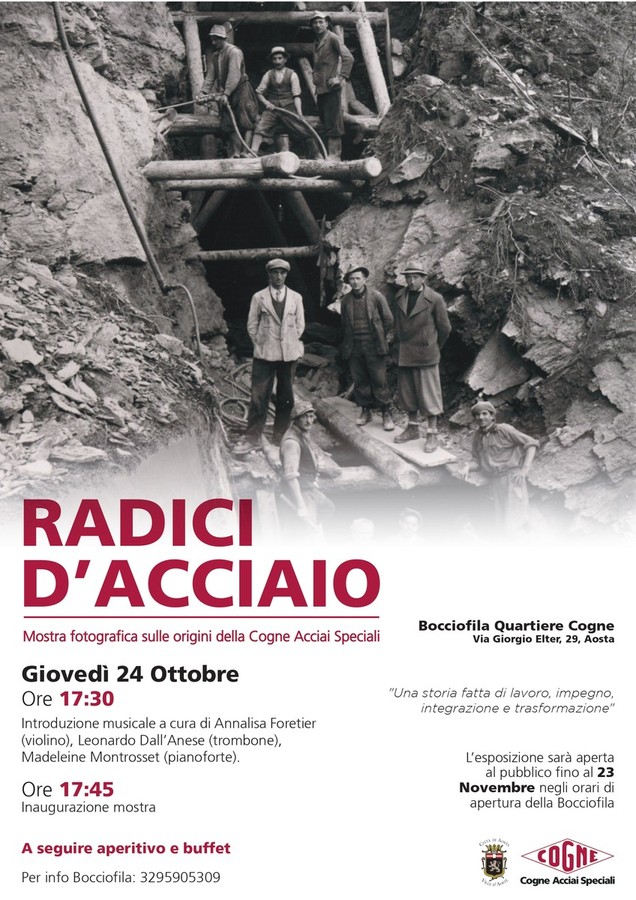 'Radici d’Acciaio', ecco la mostra fotografica sulle origini della Cogne Acciai Speciali