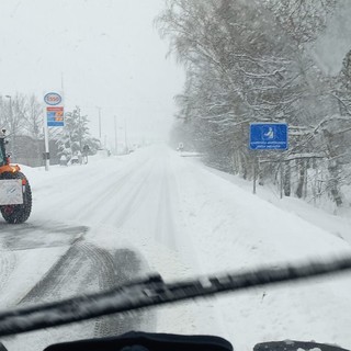 Mezzi Anas al lavoro in tutta la Valle per sgombero neve e messa in sicurezza