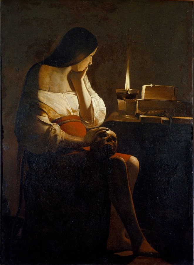 'Maddalena penitente', 1640-1645 - Georges de La Tour (1593-1652)