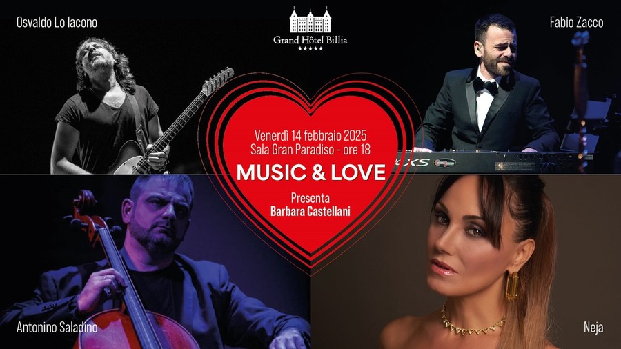 'Music&amp;Love', al Grand Hotel Billia il concerto di San Valentino