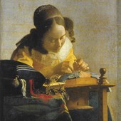 Lettura d’arte domenicale; 'La merlettaia' di Jan Vermeer (1632-1675)