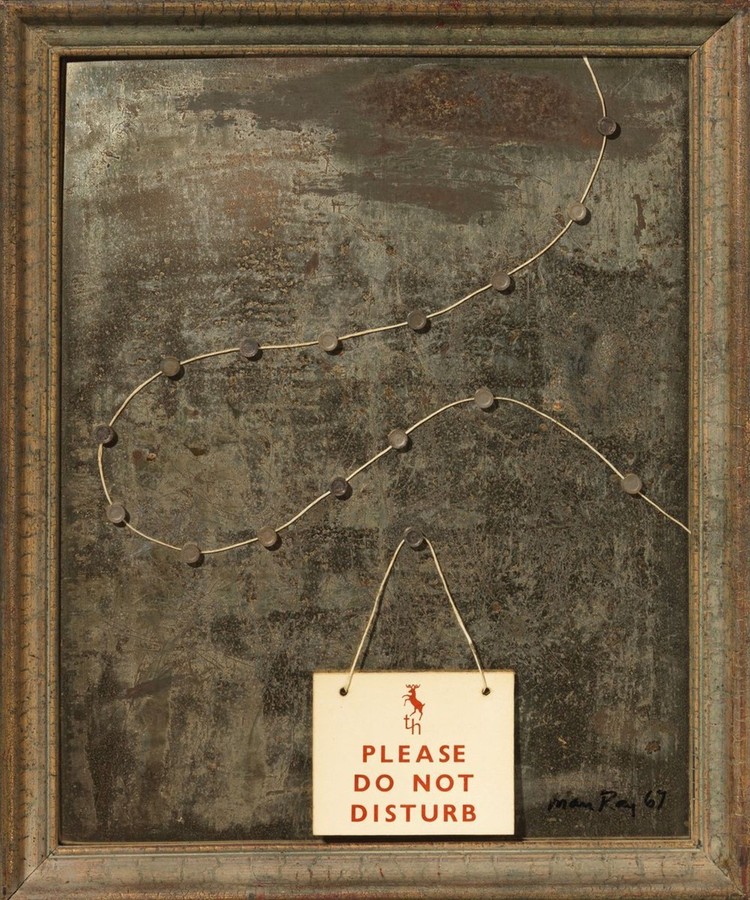 'Please Do Not Disturb', 1967; Emanuel Radnitzky (Man Ray) 1890-1976