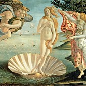 La nascita di Venere, 1485; di Sandro Botticelli (1445-1510), a cura di Don Quattrone