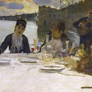 'Pranzo a Posillipo', 1879 - Giuseppe De Nittis (1846-1884)