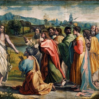 'Consegna delle chiavi', 1515-1516 - Raffaello