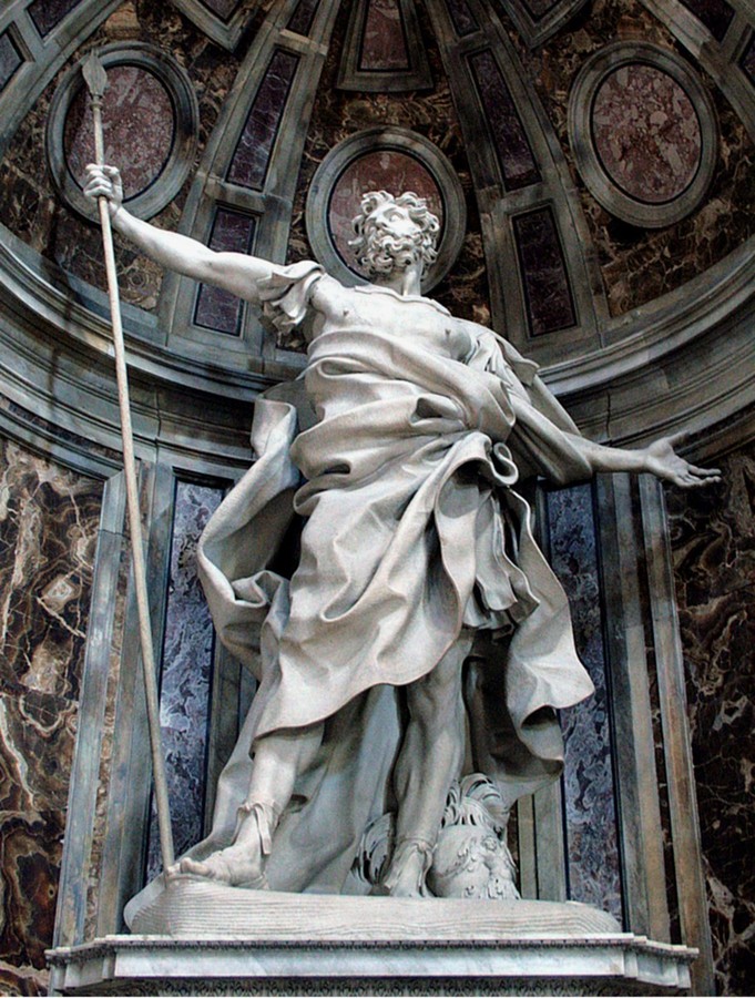 Statua di San Longino, 1629-1638- Gian Lorenzo Bernini (1598-1680)