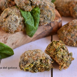 Polpette di spinaci e carne al forno 'à la façon' di Cinzia Raso