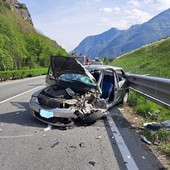 Auto contro Tir a Verrès, ferita una 21enne