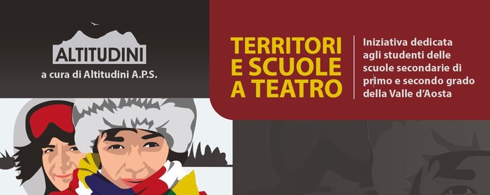 Al via la terza edizione di 'Territori e Scuole a Teatro'