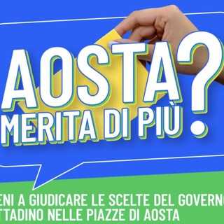 Cambiano date e orari di alcuni banchetti 'Aosta merita di più'