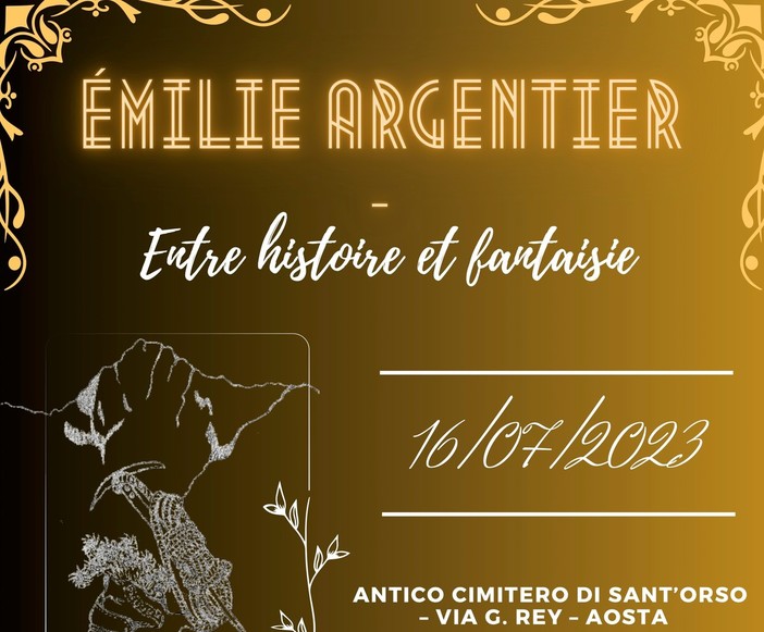 Al Cimitero di Sant’Orso la pièce 'Émilie Argentier, entre histoire et fantaisie'