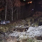 Auto finisce in dirupo al Verrand di Courmayeur, illesi gli occupanti