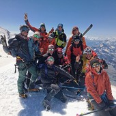 Gli 'Alpinisti InsuperAbili' in vetta al Breithorn