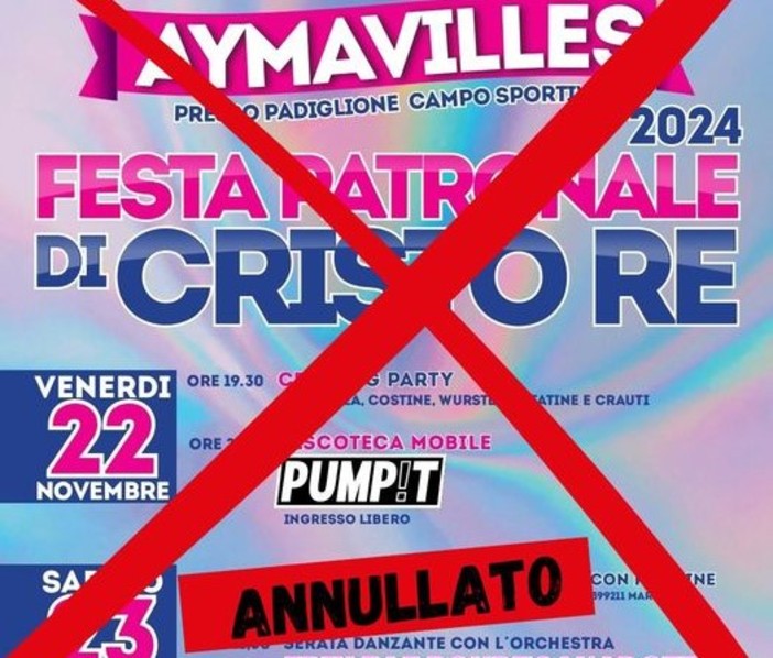 Aymavilles, crolla sotto la neve la tensostruttura e salta la festa patronale