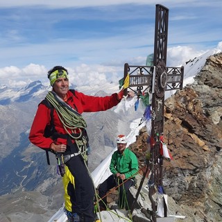 Andrea Galimberti e Sara Stefanelli in vetta al Cervino