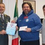 Da sn il Comandante Bia, il vicepresidente Nicolotti e il componente del direttivo di Missione Sorriso Piercarlo Lunardi