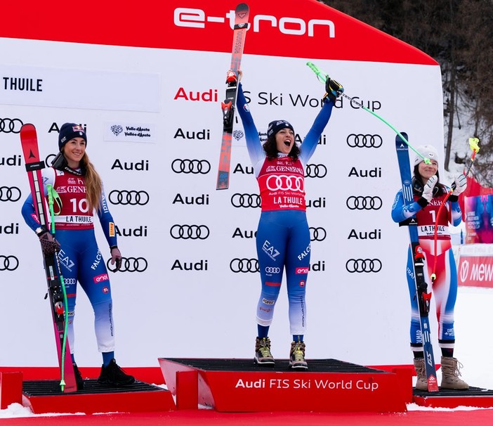 Il meraviglioso podio di La Thuile (photo credit Federica Fornaro)