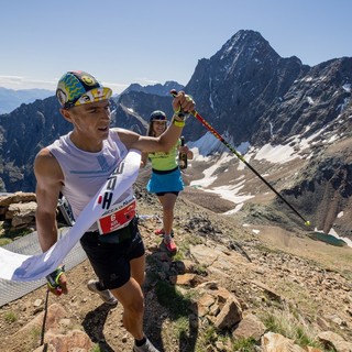 Arrivo in vetta (Photo credit Roberto Roux)