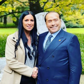 Emily Rini con Silvio Berlusconi