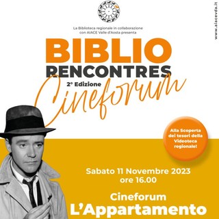 A BiblioRencontres il film 'L’appartamento' di Billy Wilder