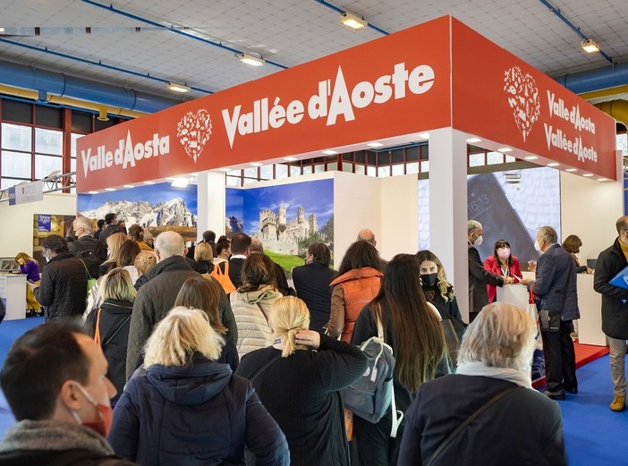 Lo stand della Valle d'Aosta all'ultima edizione della BMT