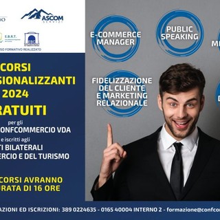 Al via i corsi professionalizzanti gratuiti per gli associati