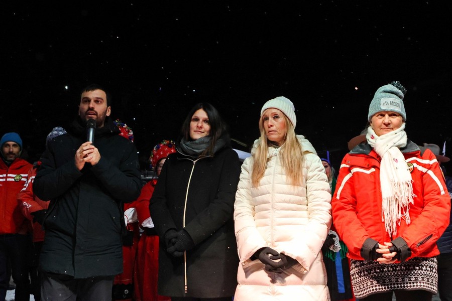 Da sn Marco Carrel, Elisa Cicco, Chantal Vuillermoz e  Barbara Zavattaro