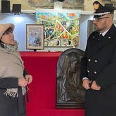 Franca Fabrizio e il colonnello Giovanni Cuccurullo