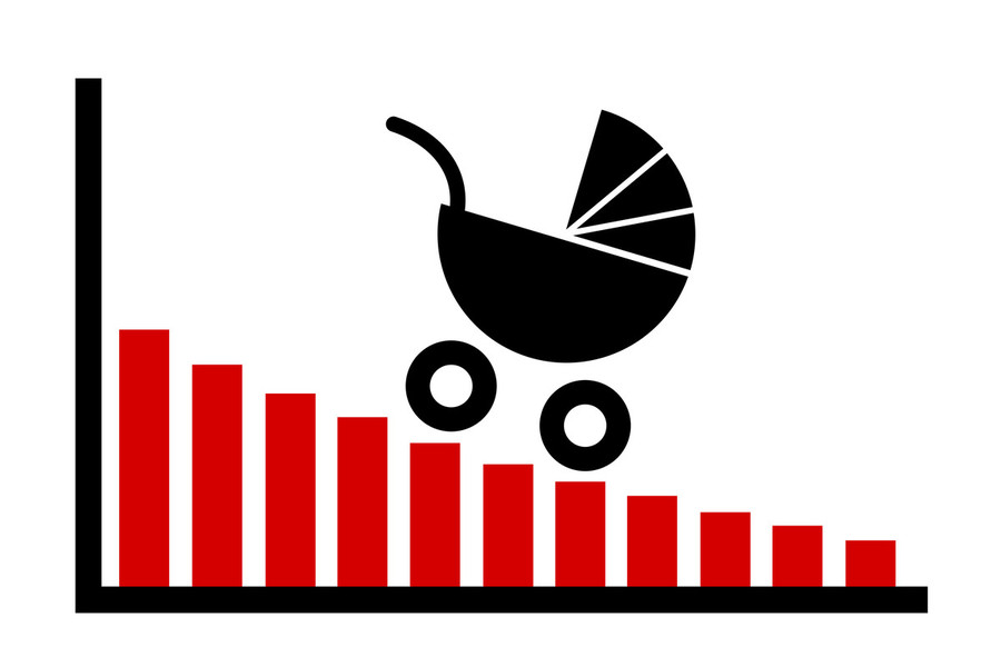 In Valle nascono meno bambini rispetto al resto d'Italia