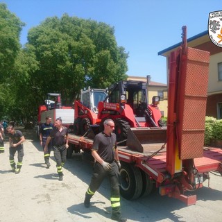 Alluvione in Romagna, rinforzi dai Vigili del fuoco valdostani