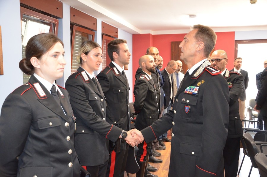 Il generale Galletta ha incontrato i carabinieri della Valle d'Aosta